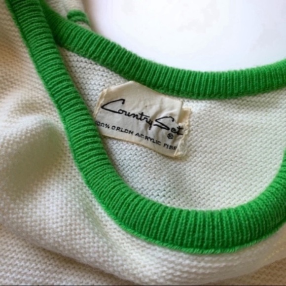 VINTAGE Country Set Retro Knit Dress - Picture 4 of 4